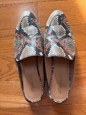 Madewell snakeskin mules
